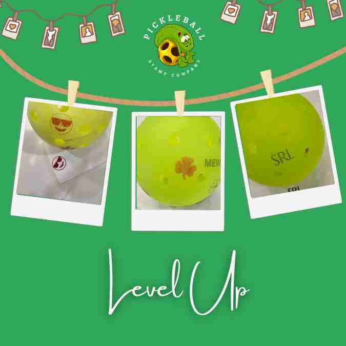 Permanent Self Inking Pickleball Ball Stamp