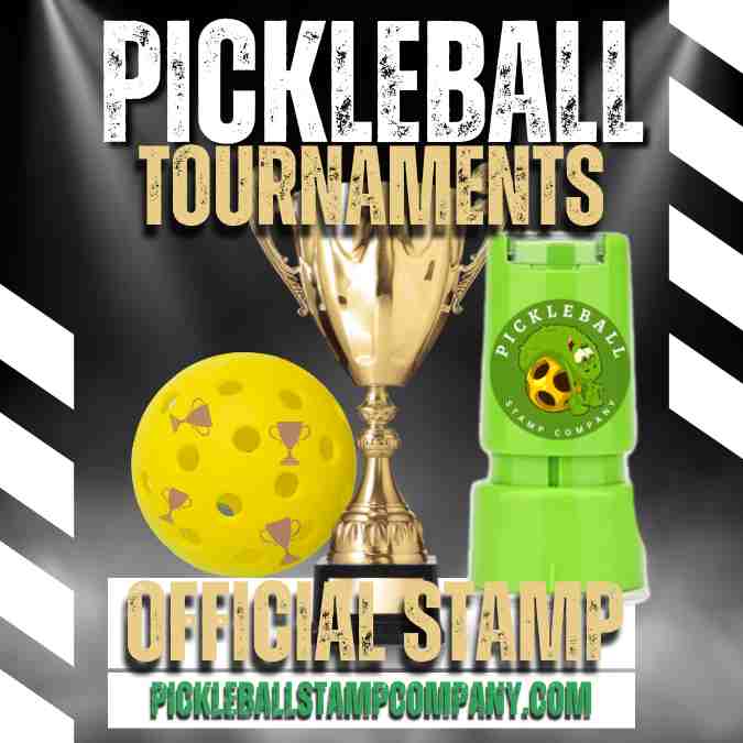 Permanent Self Inking Pickleball Ball Stamp