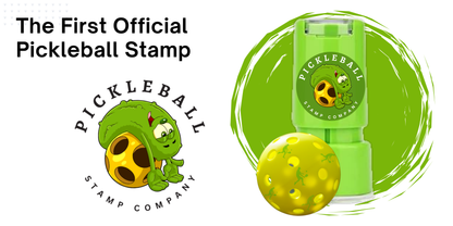 Permanent Self Inking Pickleball Ball Stamp